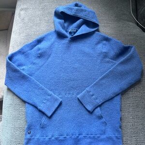 Blue Hooded Sweatshirt